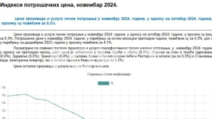 BDP 3,9 odsto, inflacija 4,3